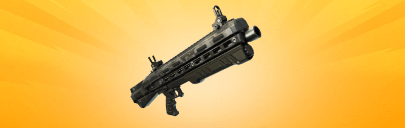 The Auto Shotgun appears against a yellow background