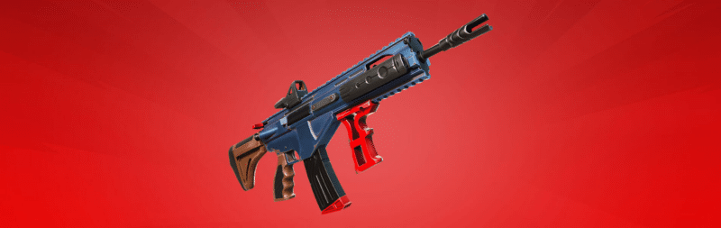 The MK-Seven Assault Rifle as it appears in Fortnite Chapter 3